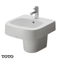 CHẬU LAVABO TREO TƯỜNG CHÂN TREO TOTO  LHT767CRXW CHÍNH HÃNG