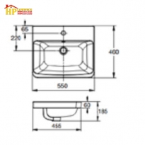 CHẬU LAVABO ĐẶT BÀN AMERICAN STANDARD  WP-F417 CHÍNH HÃNG