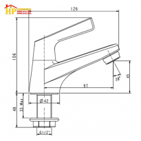 VÒI LAVABO LẠNH AMERICAN STANDARD FFAST601 CHÍNH HÃNG