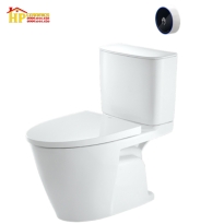 BÀN CẦU HAI KHỐI INAX NÚT XÃ TỰ ĐỘNG ACT-602VN CHÍNH HÃNG