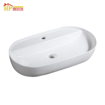 LAVABO SỨ TRẮNG ĐỂ BÀN L6032