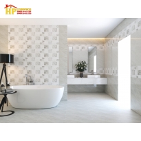 GẠCH ỐP TƯỜNG 30X60 VÂN MÂY XÁM TRẮNG BÓNG GP363001 CAO CẤP GIÁ RẺ