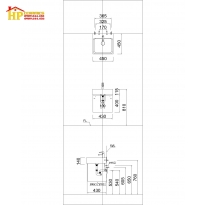 TỦ LAVABO CAESAR LF5255+EH05255AV CHÍNH HÃNG