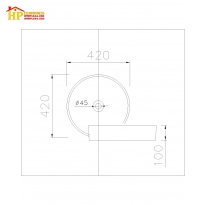 CHẬU LAVABO ĐẶT BÀN CAESAR LF5258 CHÍNH HÃNG