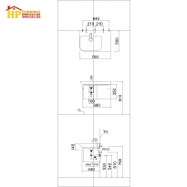 TỦ LAVABO CAESAR LF5372+EH05372AV CHÍNH HÃNG