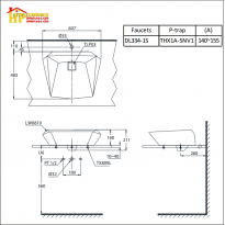CHẬU LAVABO ĐẶT BÀN TOTO LT681 CHÍNH HÃNG