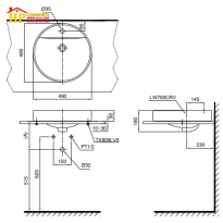 CHẬU LAVABO ĐẶT BÀN TOTO  LT700CTRXW CHÍNH HÃNG