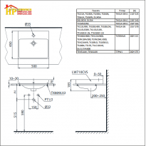 CHẬU LAVABO ĐẶT BÀN TOTO  LT710CSR CHÍNH HÃNG