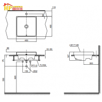CHẬU LAVABO ĐẶT BÀN TOTO LW1714B#XW CHÍNH HÃNG