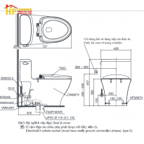 BÀN CẦU KHỐI TOTO  MS887RT2/MS887T2 CHÍNH HÃNG