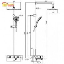 SEN TẮM MẠ VÀNG AMERICAN STANDARD WF-4956CS CHÍNH HÃNG