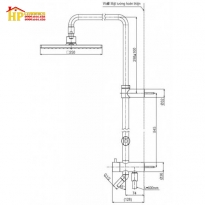 CÂY SEN TẮM TOTO TBW08006A CHÍNH HÃNG