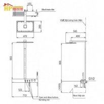 SEN CÂY CHỈNH NHIỆT ĐỘ TOTO TBW08408A CHÍNH HÃNG