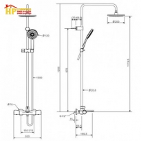 SEN CÂY TẮM NÓNG LẠNH AMERICAN STANDARD WF-4952 CHÍNH HÃNG