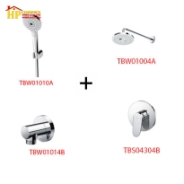 SEN TẮM ÂM TƯỜNG TOTO TBS04304B KÈM PHỤ KIỆN 3 MÓN