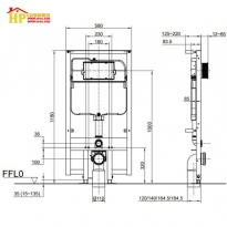 KÉT NƯỚC ÂM TƯỜNG TOTO WH172A CHÍNH HÃNG