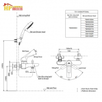 SEN TẮM NÓNG LẠNH TOTO TBG03302V/TBW01008A CHÍNH HÃNG