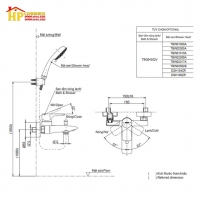 SEN TẮM NÓNG LẠNH TOTO TBG04302V/TBW02006A CHÍNH HÃNG