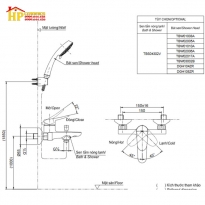SEN TẮM NÓNG LẠNH TOTO  TBS04302V/TBW02006A CHÍNH HÃNG 