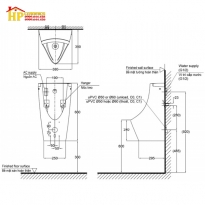BỒN TIỂU CẢM ỨNG TOTO USWN902ASV#XW CHÍNH HÃNG