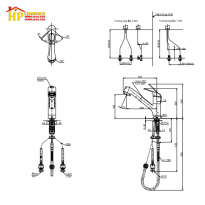 VÒI RỬA CHÉN NÓNG LẠNH TOTO TKGG32EBS CHÍNH HÃNG