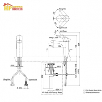 VÒI LAVABO NÓNG LẠNH TOTO TLG01301V CHÍNH HÃNG