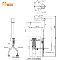 VÒI LAVABO NÓNG LẠNH TOTO TLG02307V CHÍNH HÃNG
