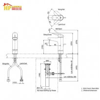 VÒI LAVABO NÓNG LẠNH TOTO TLS04304V CHÍNH HÃNG