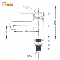 VÒI LAVABO LẠNH TOTO TVLC101NSR CHÍNH HÃNG