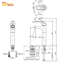 VÒI LAVABO NÓNG LẠNH TOTO TVLM106CR CHÍNH HÃNG