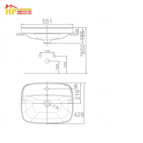 CHẬU LAVABO ĐẶT BÀN AMERICAN STANDARD VF-0420 CHÍNH HÃNG