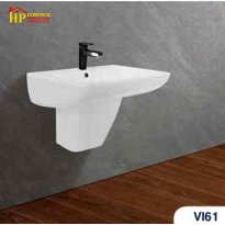 CHẬU LAVABO TREO TƯỜNG VIGLACERA VI61 CHÍNH HÃNG