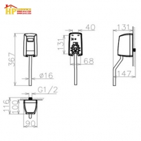 VAN TIỂU CẢM ỨNG VIGLACERA VG842 CHÍNH HÃNG