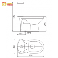 BÀN CẦU TRẺ EM VIGLACERA  BTE CHÍNH HÃNG