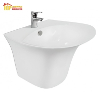 CHẬU LAVABO TREO TƯỜNG VIGLACERA V63 CHÍNH HÃNG
