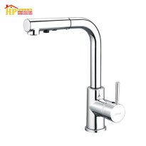 VÒI RỬA CHÉN NÓNG LẠNH DÂY RÚT CAESAR K915C CHÍNH HÃNG