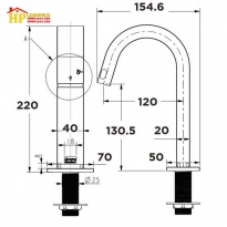 VÒI LAVABO CẢM ỨNG LẠNH AMERICAN STANDARD WF-8101 CHÍNH HÃNG