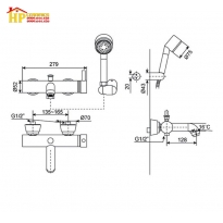 SEN TẮM NÓNG LẠNH AMERICAN STANDARD WF-2811 CHÍNH HÃNG