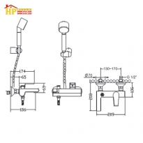 SEN TẮM NÓNG LẠNH AMERICAN STANDARD WF-2911 CHÍNH HÃNG