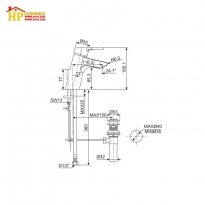 VÒI LAVABO NÓNG LẠNH AMERICAN STANDARD WF-3907 CHÍNH HÃNG