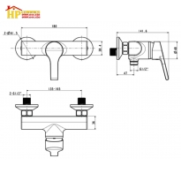 SEN TẮM NÓNG LẠNH AMERICAN STANDARD WF-3913 CHÍNH HÃNG