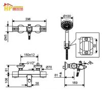 SEN TẮM NÓNG LẠNH AMERICAN STANDARD WF-4946 CHÍNH HÃNG
