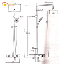 SEN CÂY CẢM BIẾT NHIỆT AMERICAN STANDARD WF-4955 CHÍNH HÃNG