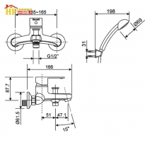 SEN TẮM NÓNG LẠNH AMERICAN STANDARD WF-6511 CHÍNH HÃNG