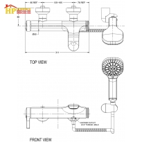 SEN TẮM NÓNG LẠNH AMERICAN STANADRD WF-6811 CHÍNH HÃNG