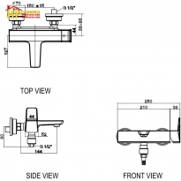 SEN TẮM NÓNG LẠNH AMERICAN STANDARD WF-6911 CHÍNH HÃNG