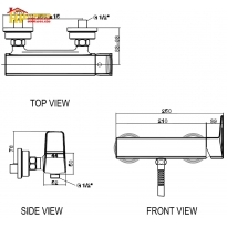 SEN TẮM NÓNG LẠNH AMERICAN STANDARD WF-6912 CHÍNH HÃNG