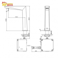 VÒI LAVABO CẢM ỨNG AMERICAN STANDARD  WF-8510.AC CHÍNH HÃNG
