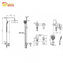 SEN TẮM ĐỨNG AMERICAN STANDARD WF-9089 CHÍNH HÃNG