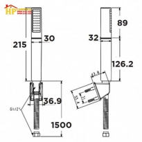 TAY SEN TẮM AMERICAN STANDARD WF-S508 CHÍNH HÃNG